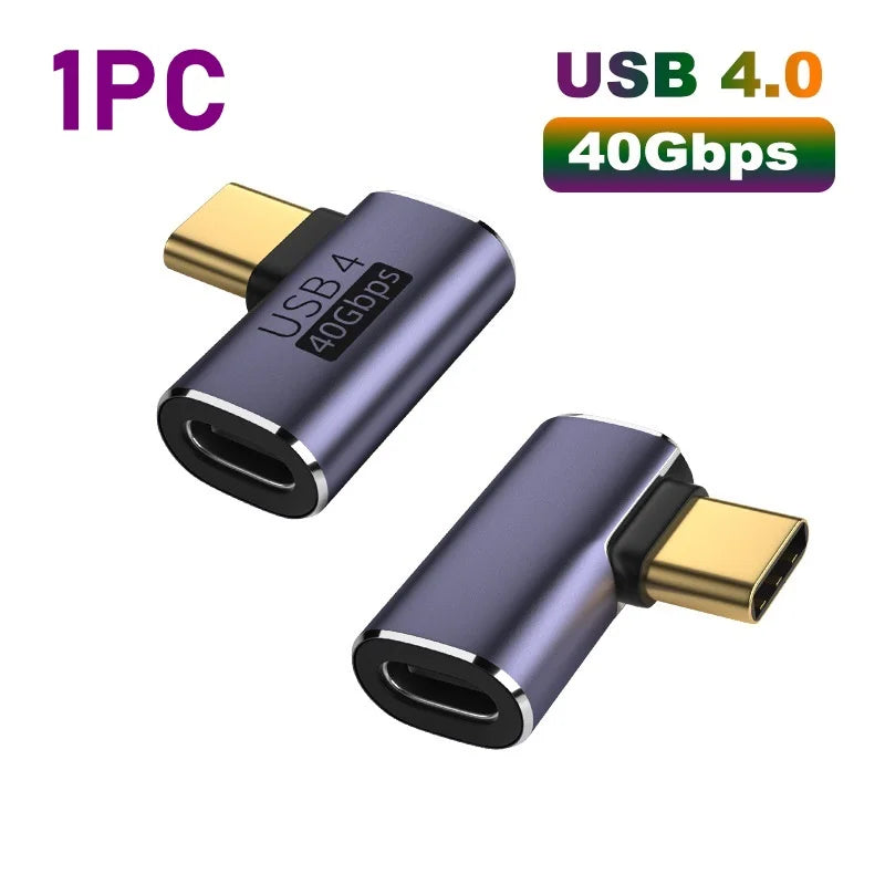 Carregador USB 4.0 PD 100W 8K 60Hz com conector para Macbook 40Gbps de alta velocidade