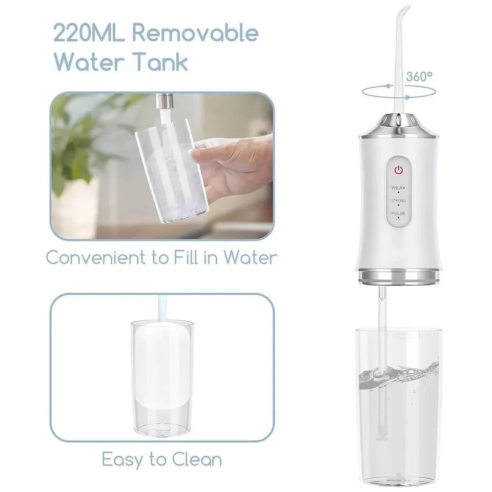 Irrigador Dental Oral Portátil Recarregável UB 220ml Promoção Limpeza …