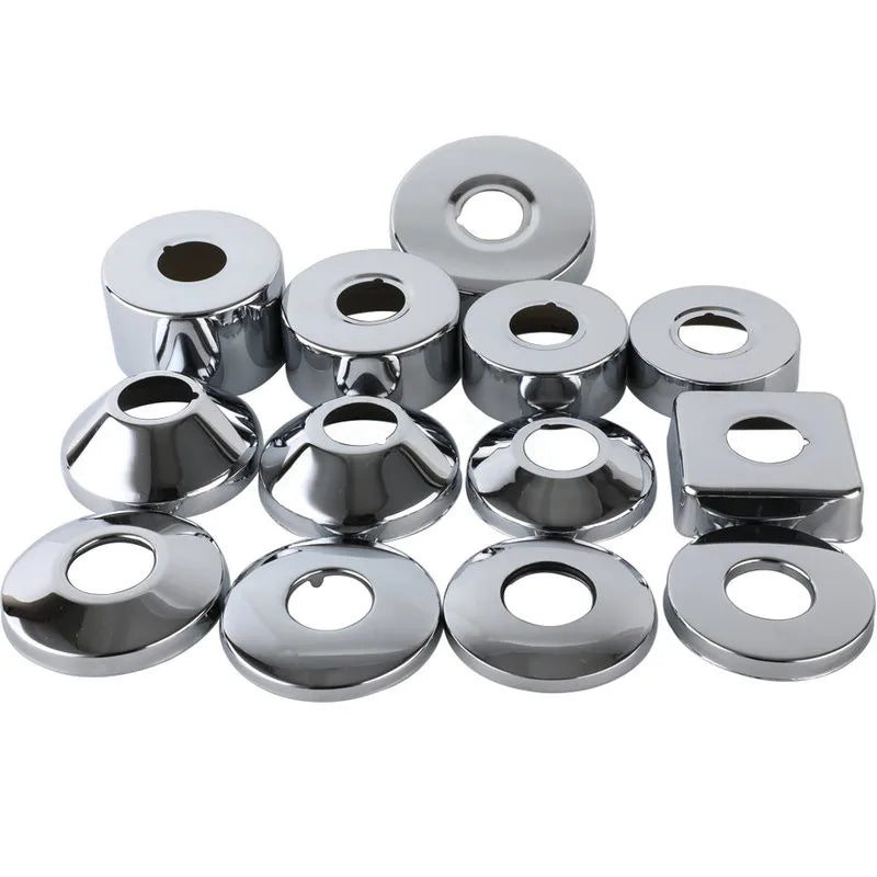 Conector de tubo de água em aço inoxidável (2 peças) 1/2" 3/4" 1" para torneira decorativa