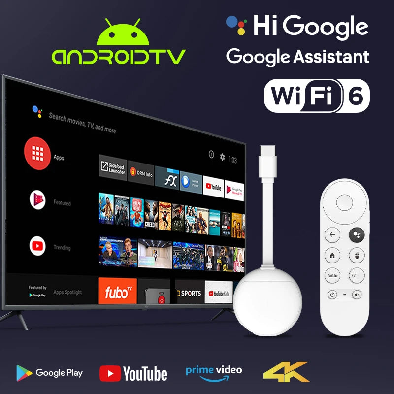 Atacado de fábrica U11 Chromecast Smart TV Stick WiFi 6 Allwinner H313 Qua…