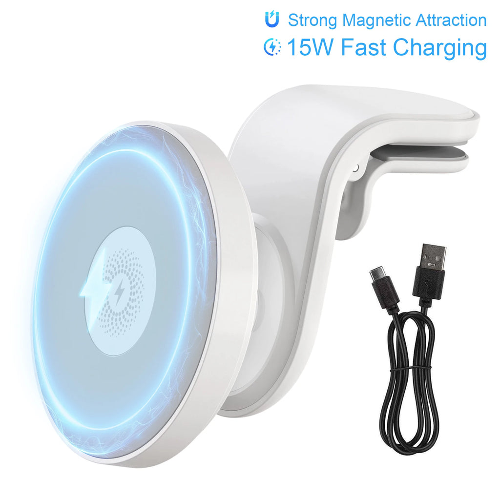 Suporte Magnético com Carregamento Rápido para Carro (15W)