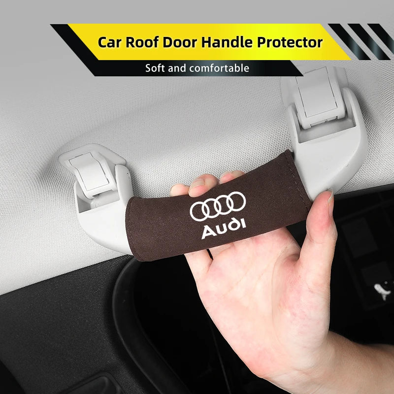 Capa protetora para puxador de mão do carro, capa protetora para teto, acessório para apoio de braço do carro