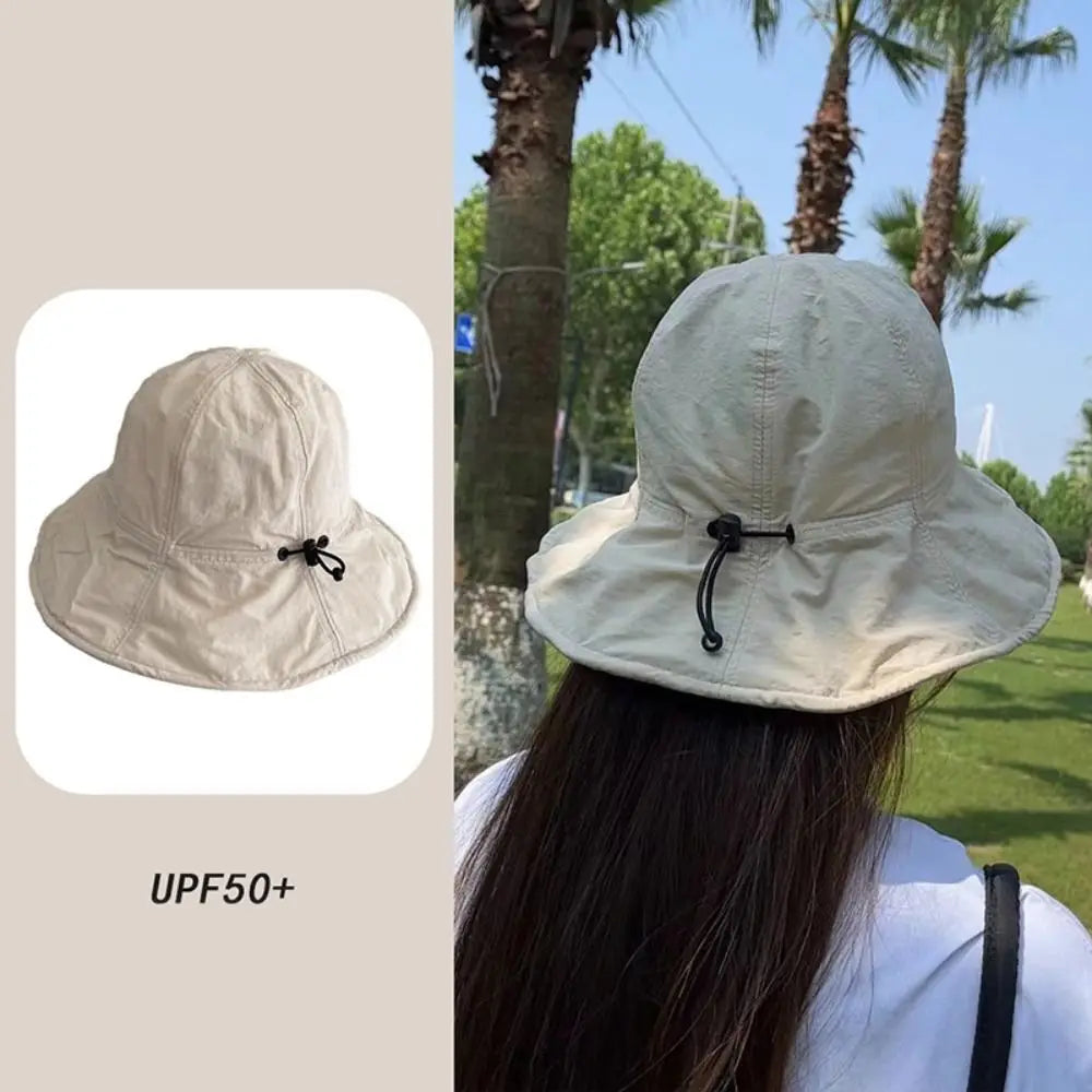 Chapéu de pescador dobrável e impermeável com proteção UV UPF 50+