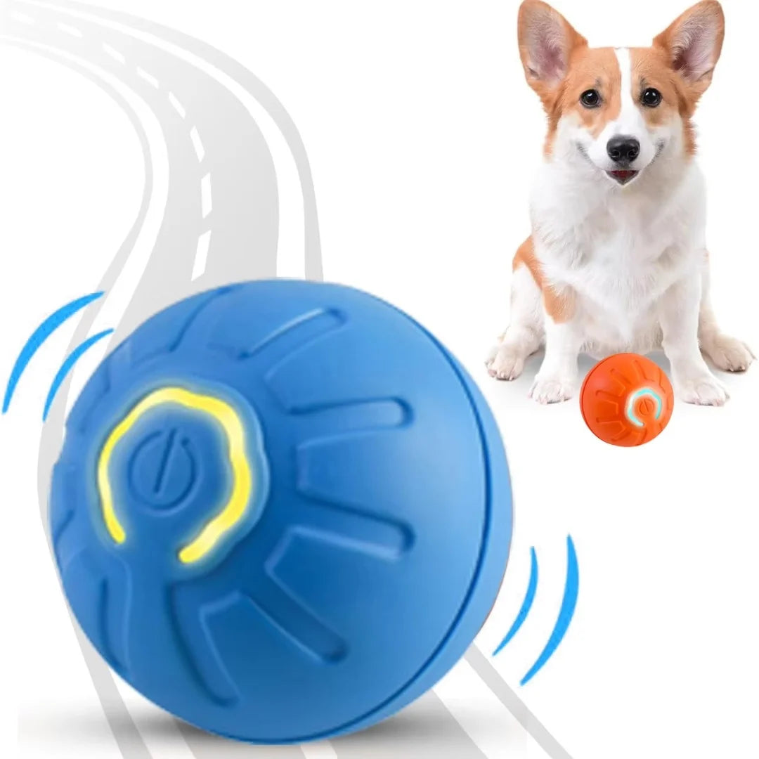 Bola elétrica de diversão por gravidade para animais de estimação, bola inteligente saltitante para animais de estimação.