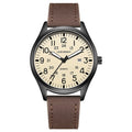 Relógio masculino LIGE, modelo simples e moderno, para uso casual ao ar livre e esportivo, com pulseira de couro.