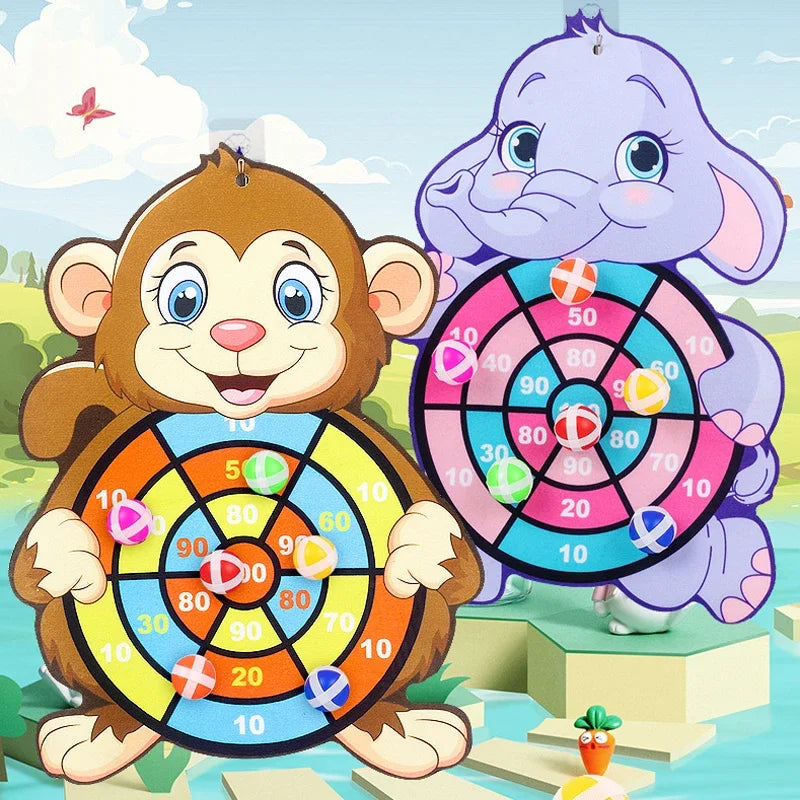 Jogo educativo de dardos, brinquedo para bebês, bola pegajosa, jogo de dardos para atividades internas…