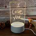 Luz noturna transparente com LEDs luminosos, luz noturna de acrílico luminosa com USB…