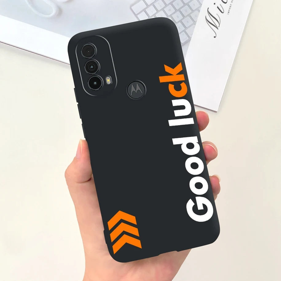 Capa de silicone com estampa de dinossauro para Moto E20 (XT2155 XT2155-1).