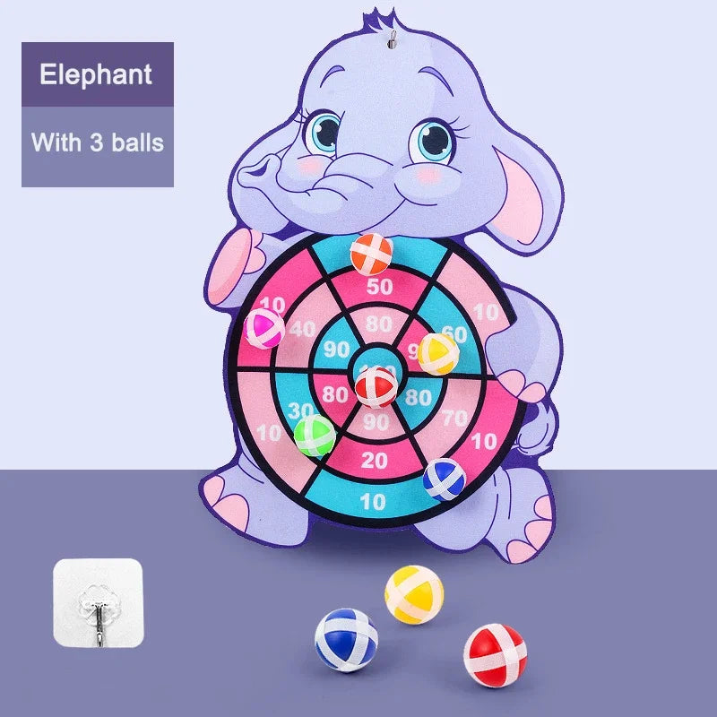 Jogo educativo de dardos, brinquedo para bebês, bola pegajosa, jogo de dardos para atividades internas…