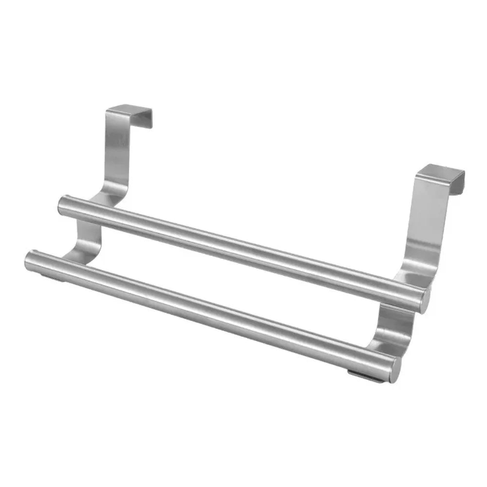 Suporte para pendurar em banheiro, cozinha, bar, utensílios de cozinha, toalhas e outros itens domésticos. Ideal para organizar utensílios e toalhas.