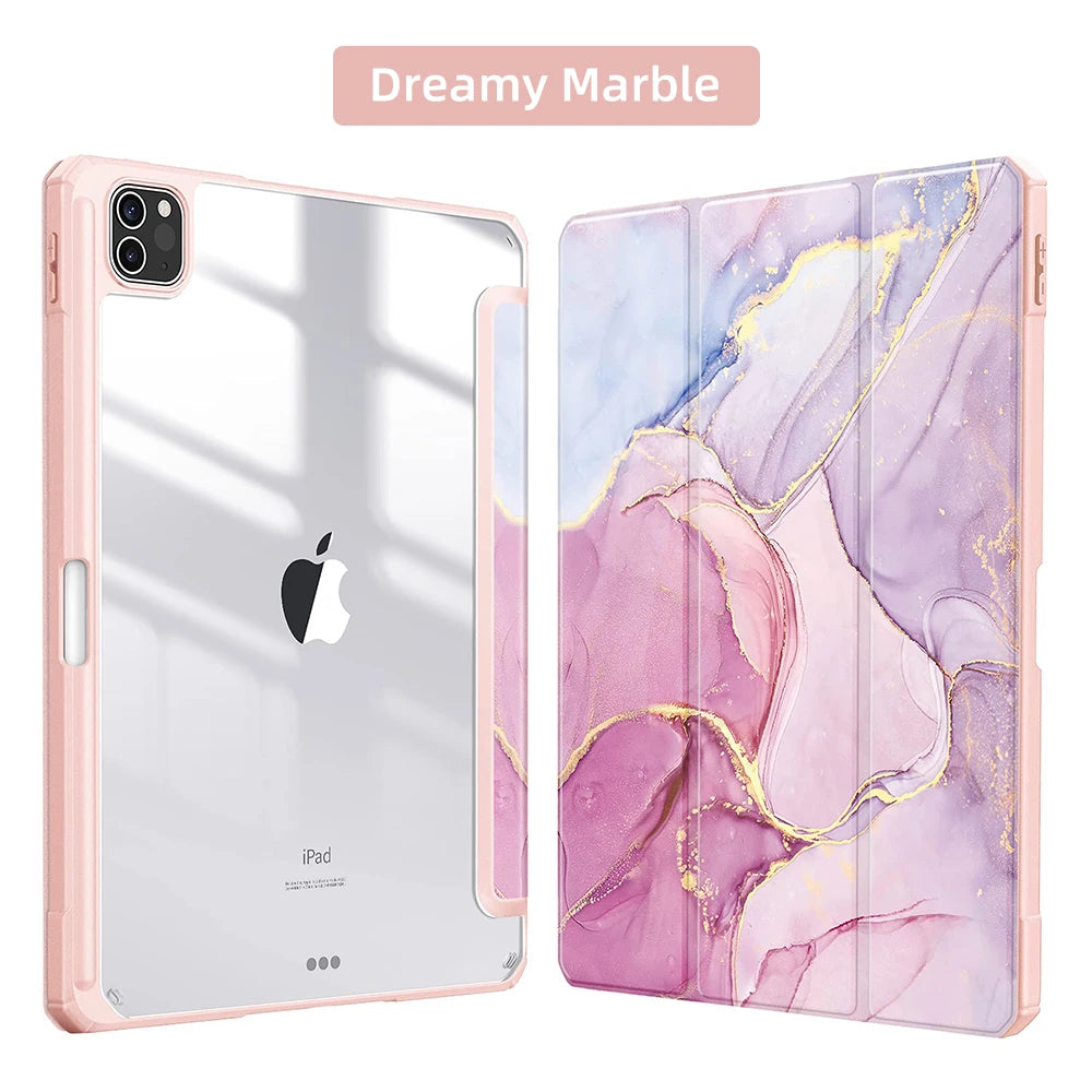 Capa para iPad para iPad 10ª geração, compatível com iPad Air 11, 13, M2, Pro 11, 13, M1, 10.2…