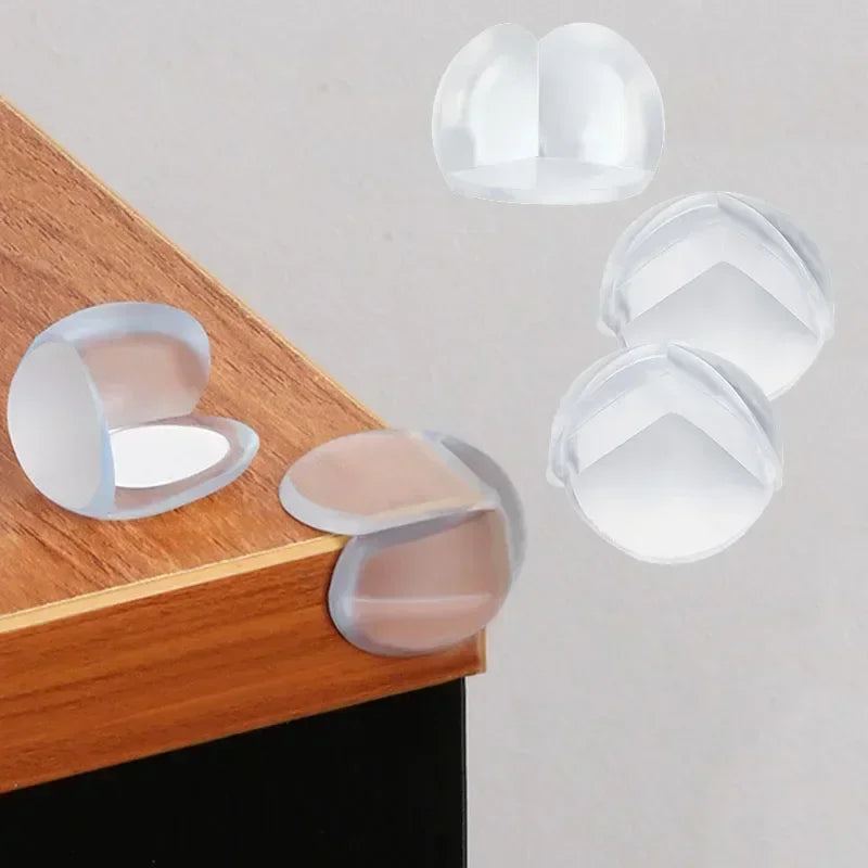 1/12pcs Children Baby Safety Silicone Protector Furnitur Table Corner Edge Protection Cover Kids Soft Anticollision Edge Guards