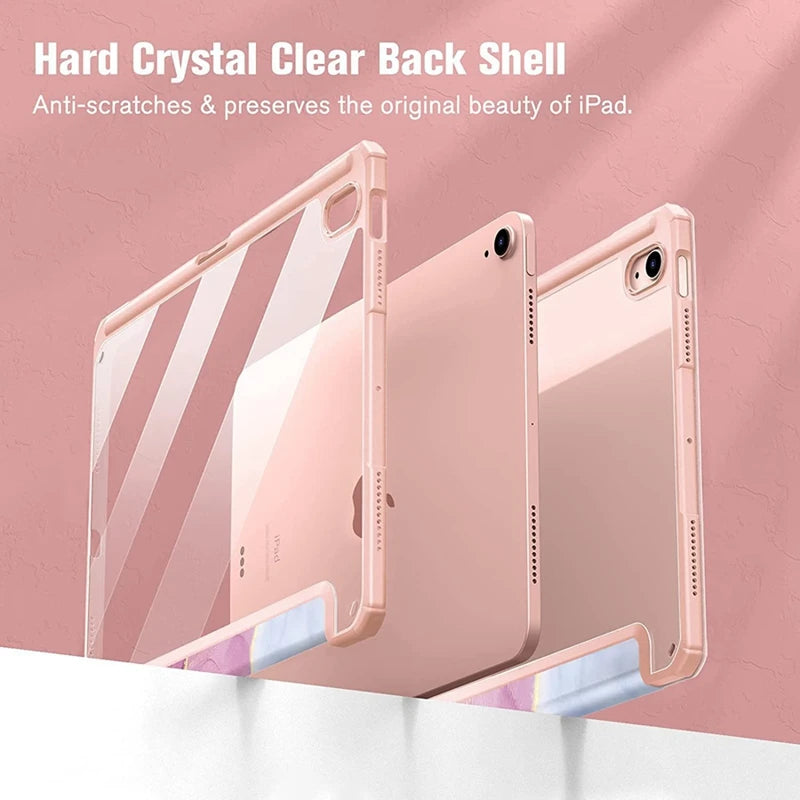 Capa inteligente em PU para iPad Air 4ª e 5ª geração, iPad 10ª geração e iPad Pro de 10,9 polegadas