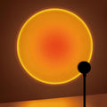 Luminária de projeção do pôr do sol, luminária USB para decoração de casa, com múltiplos ângulos…