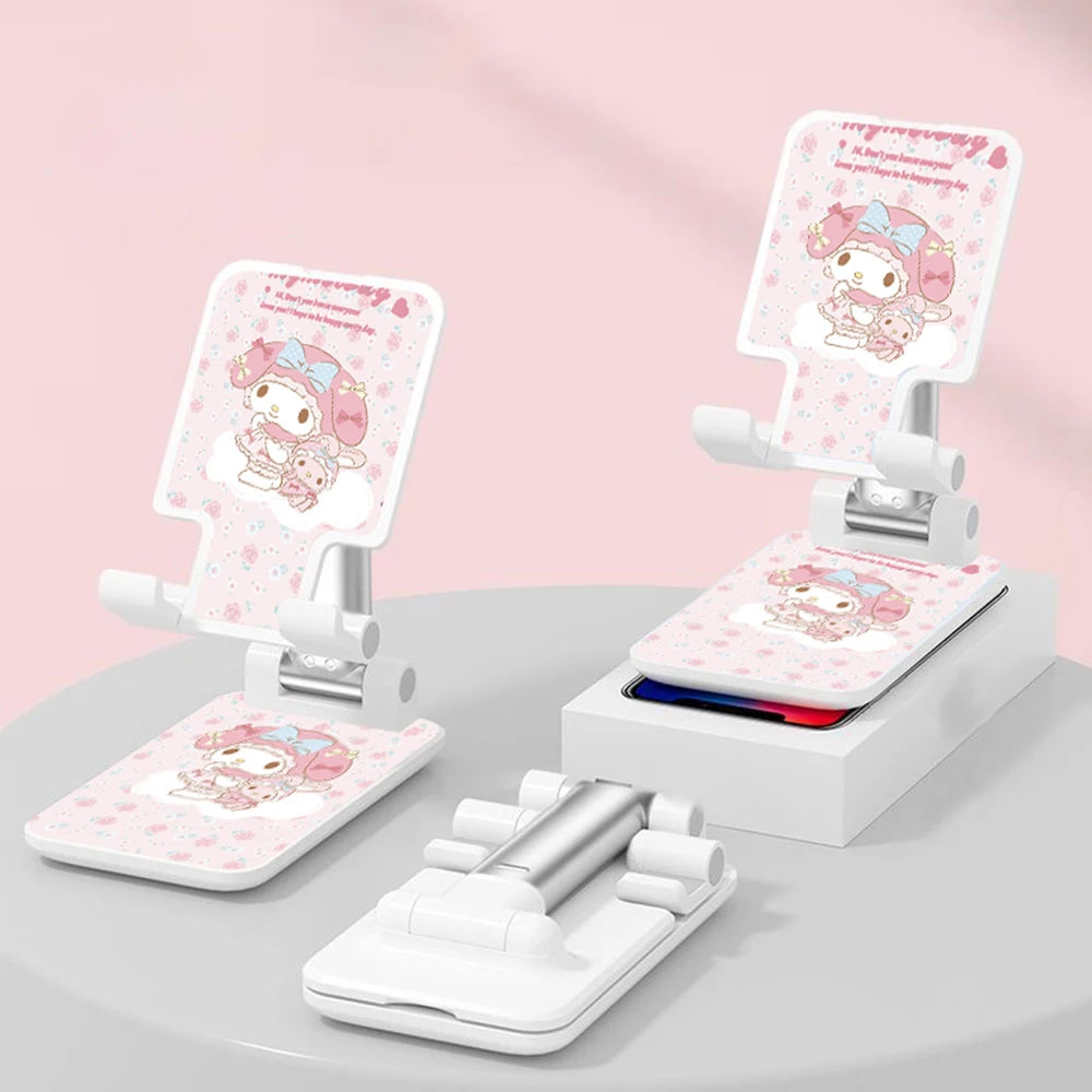 Suporte de mesa Sanrio para celular, compatível com iPhone e iPad, ajustável…