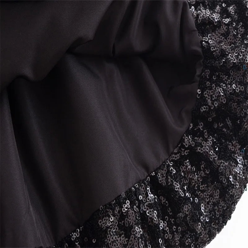 Vestido de festa feminino da moda outono inverno novo modelo redondo