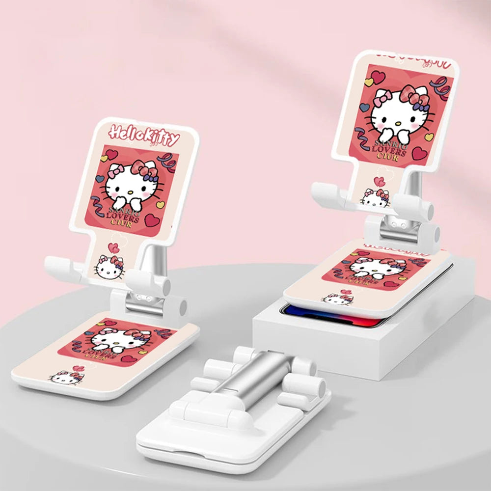 Suporte de mesa Sanrio para celular, compatível com iPhone e iPad, ajustável…