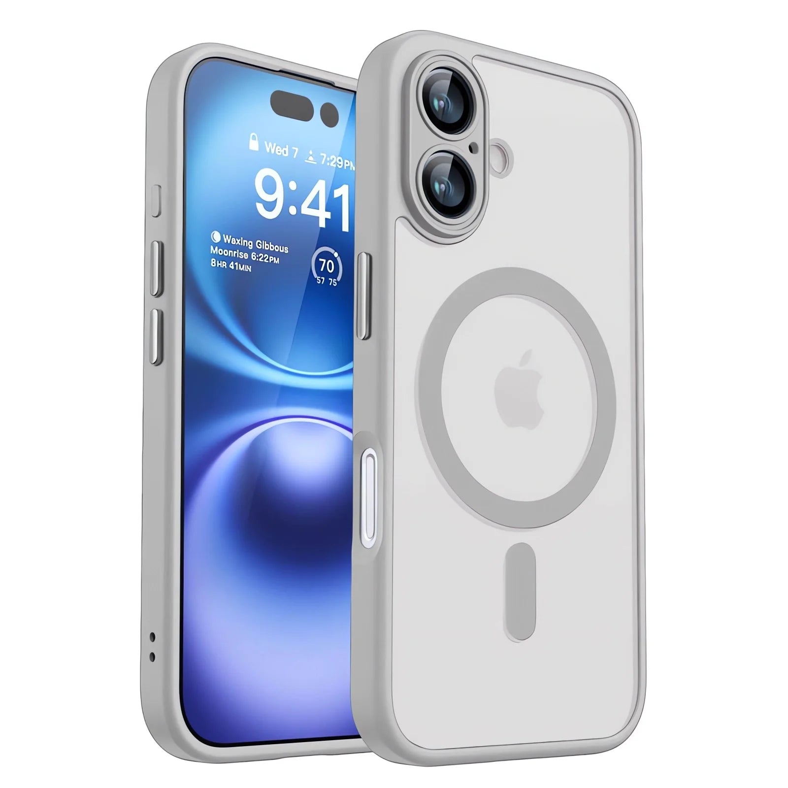 Capa magnética de luxo à prova de choque para iPhone 17 Air 16 15 14 13