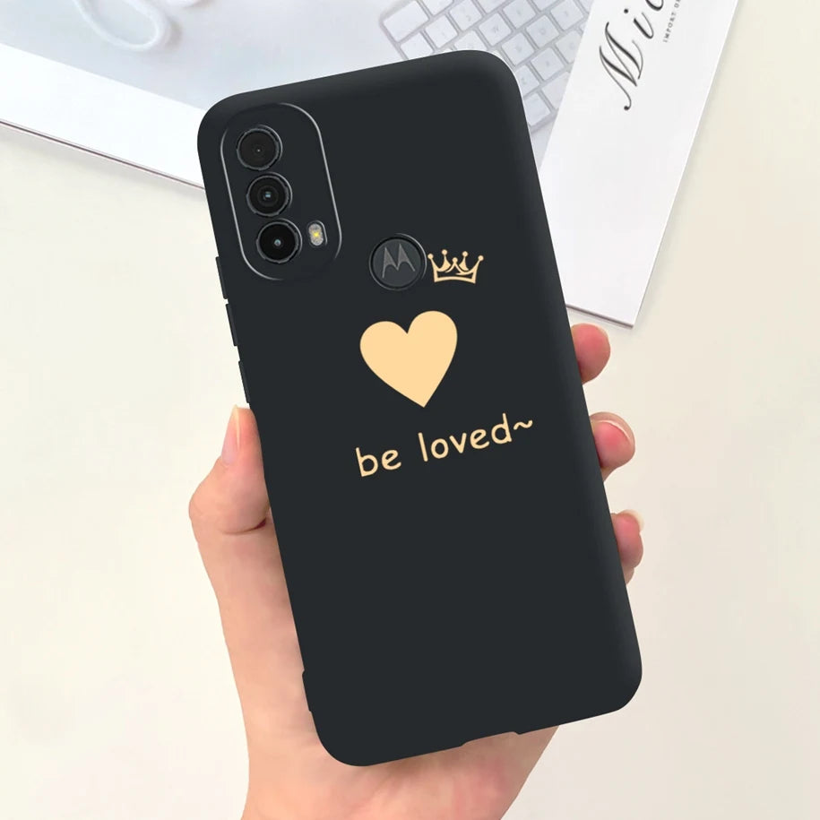 Capa de silicone com estampa de dinossauro para Moto E20 (XT2155 XT2155-1).