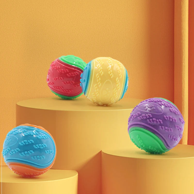 Brinquedos interativos para cães, brinquedos macios de TPR para limpeza dos dentes do seu cão.