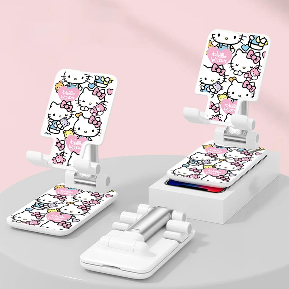 Suporte de mesa Sanrio para celular, compatível com iPhone e iPad, ajustável…