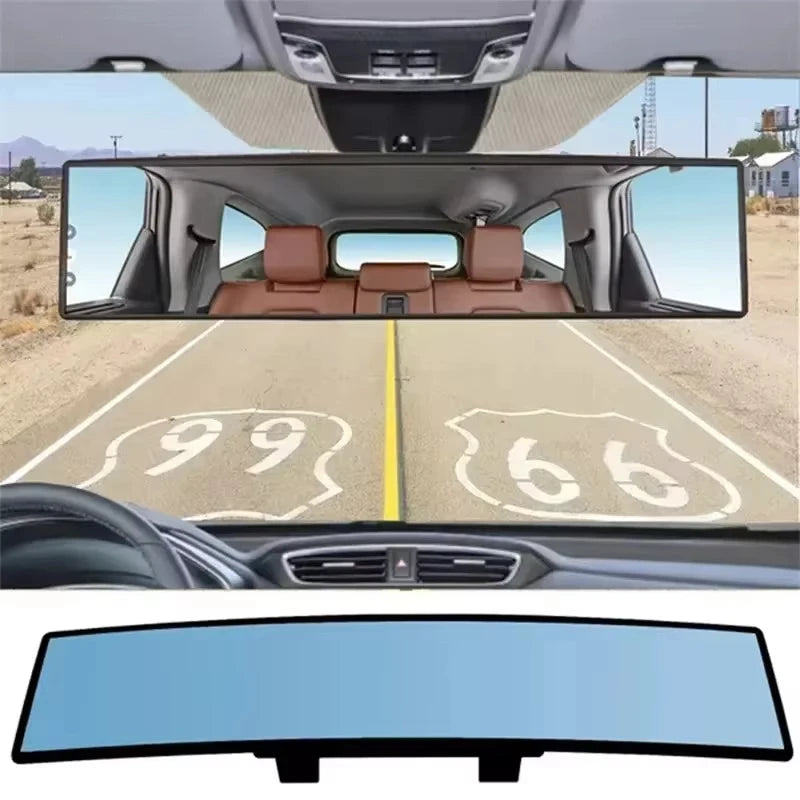 Espelho retrovisor interno para carro, espelho retrovisor convexo de grande angular.