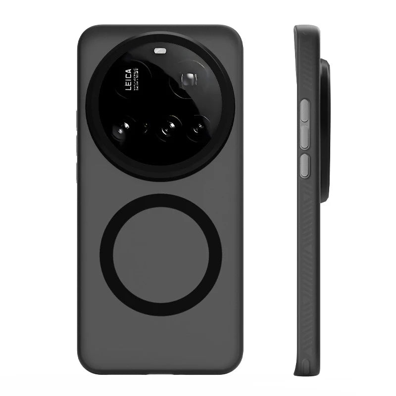 Capa magnética ELVEV à prova de choque em PC rígido fosco + TPU para Xiaomi 15 Ultra