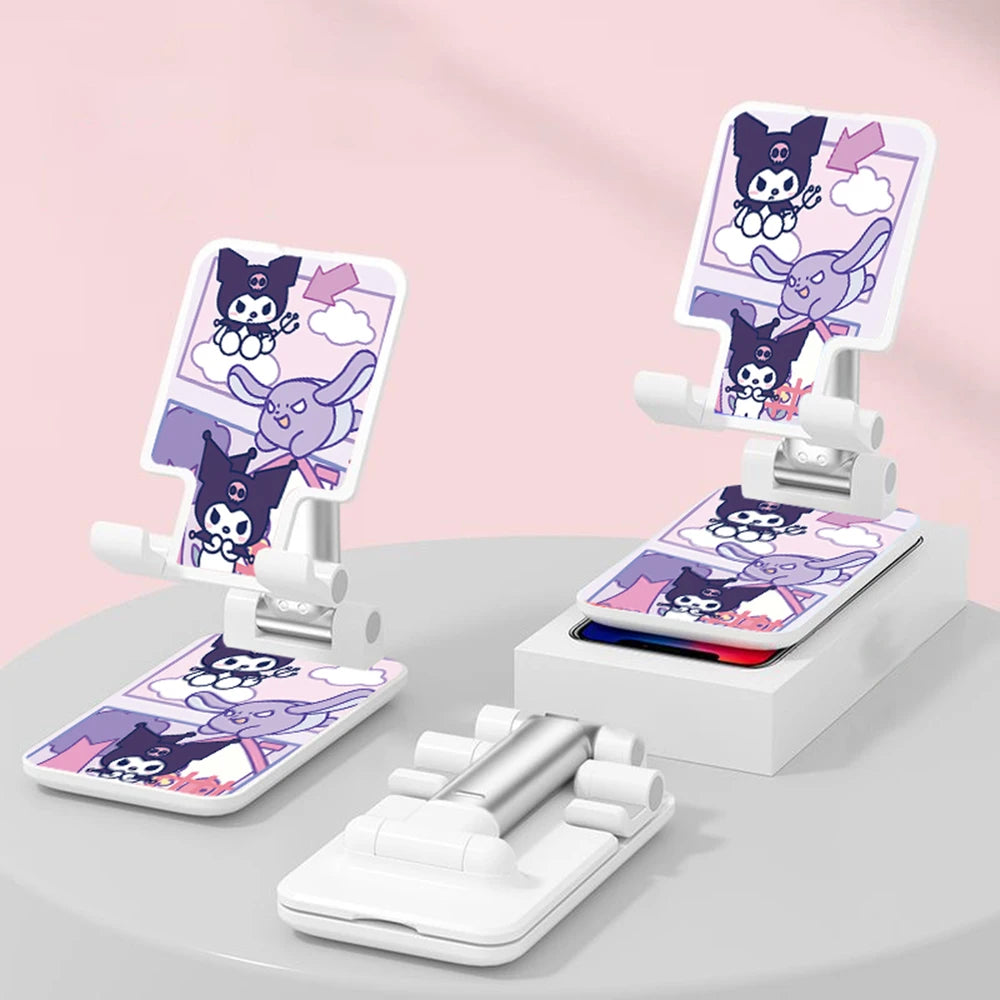 Suporte de mesa Sanrio para celular, compatível com iPhone e iPad, ajustável…