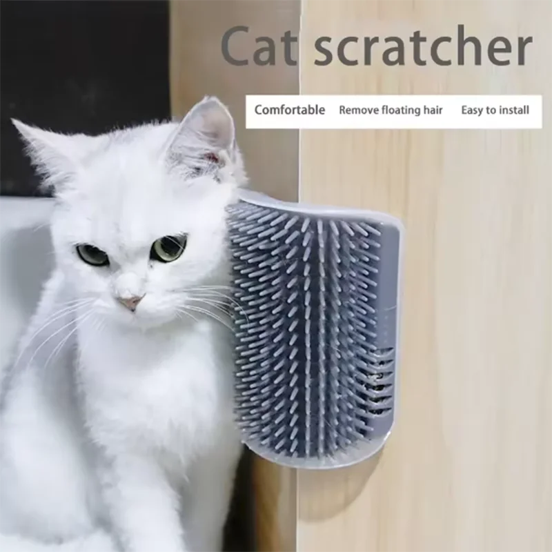 Masajeador de esquina para Gato rascador para rascar gatos cepillo
