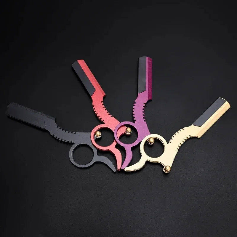 Navalha manual para barbear, aparar cabelo, barba e sobrancelhas…