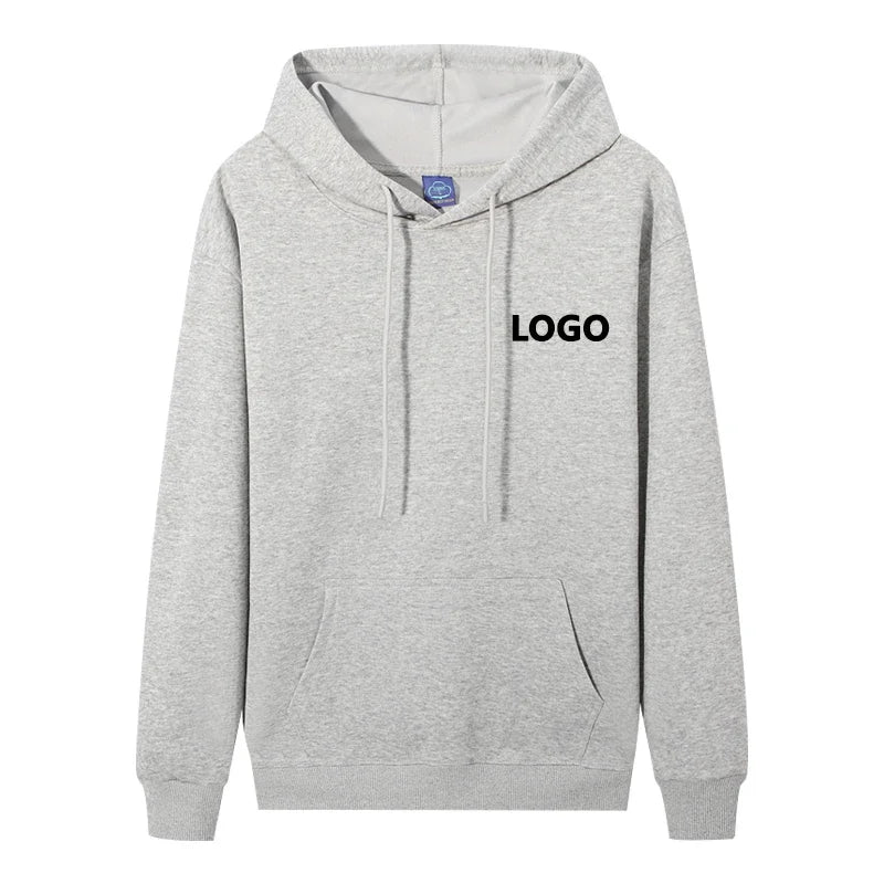 Moletom com capuz personalizado 60% algodão, estilo masculino, manga comprida, feminino…