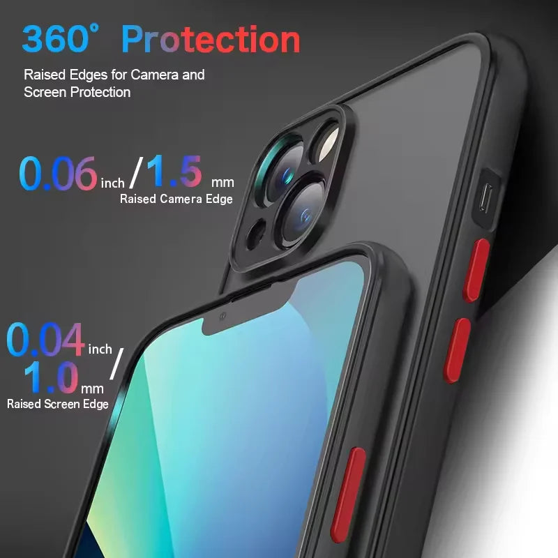 Capa protetora fosca de luxo para carregamento magnético sem fio MagSafe