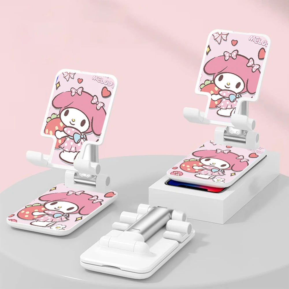 Suporte de mesa Sanrio para celular, compatível com iPhone e iPad, ajustável…