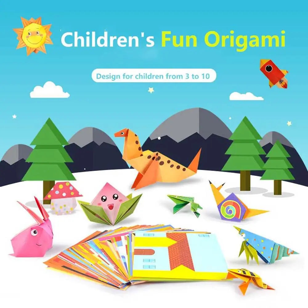 Livro educativo infantil criativo com animais para bebês, faça você mesmo, papel recortado à mão.