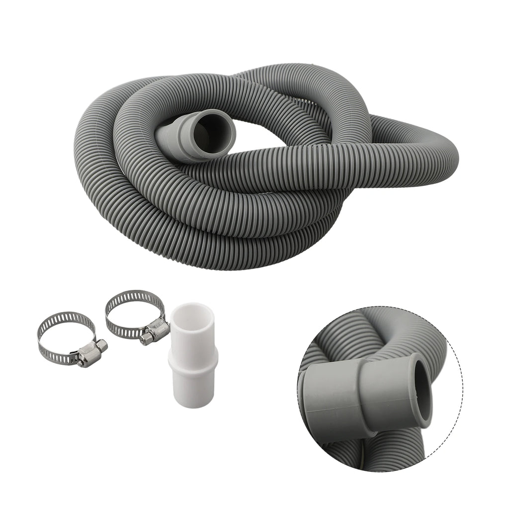 Kit universal de extensão de mangueira de drenagem para máquina de lavar roupa