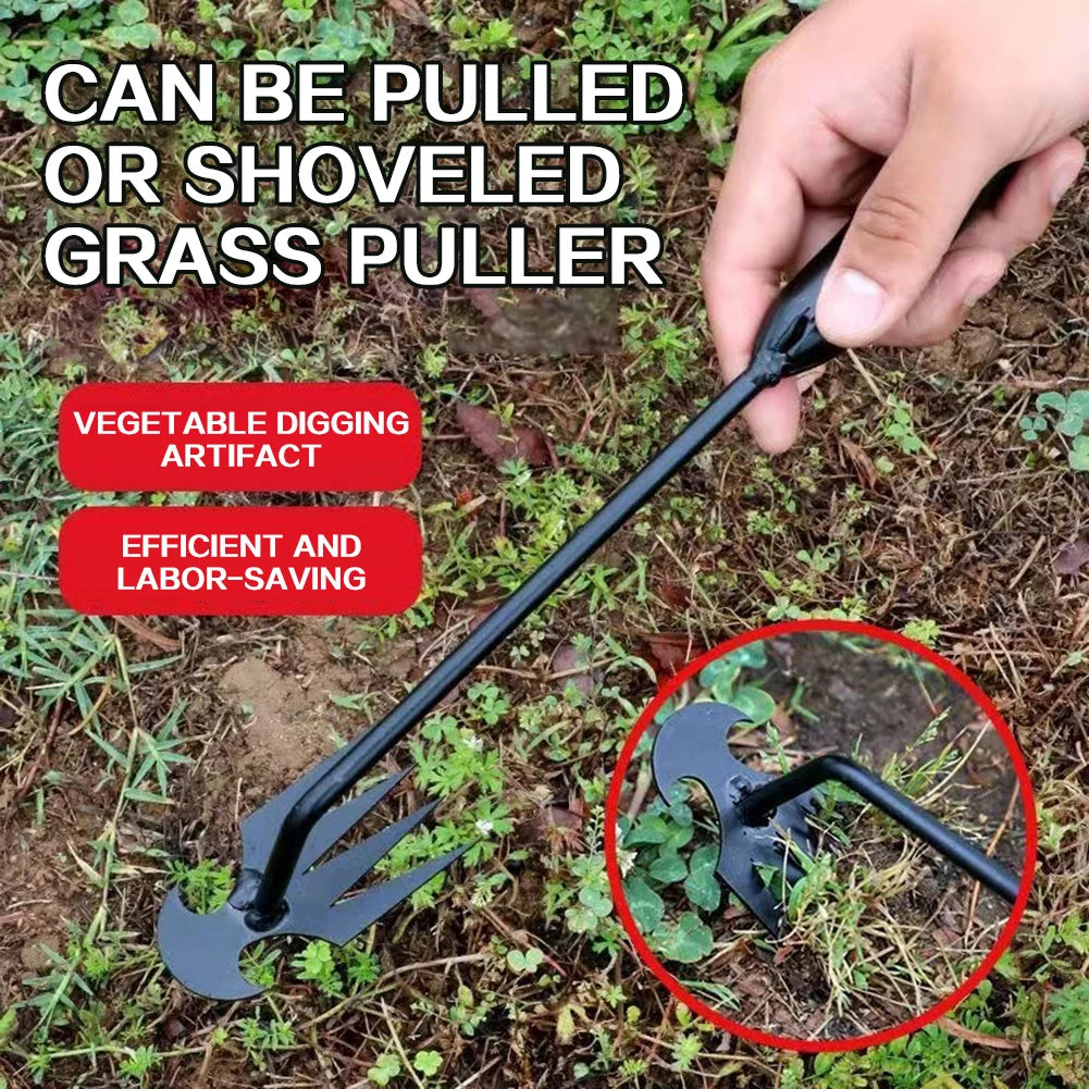 Garden Hoe Tool 2 in 1 Double Garden Hoe Cultivator Gardening Weed-Pul…