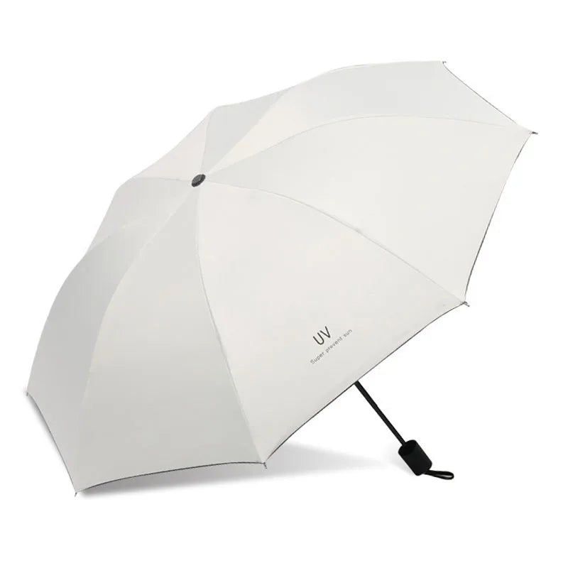 Guarda-sol dobrável mini portátil com proteção UV 50+