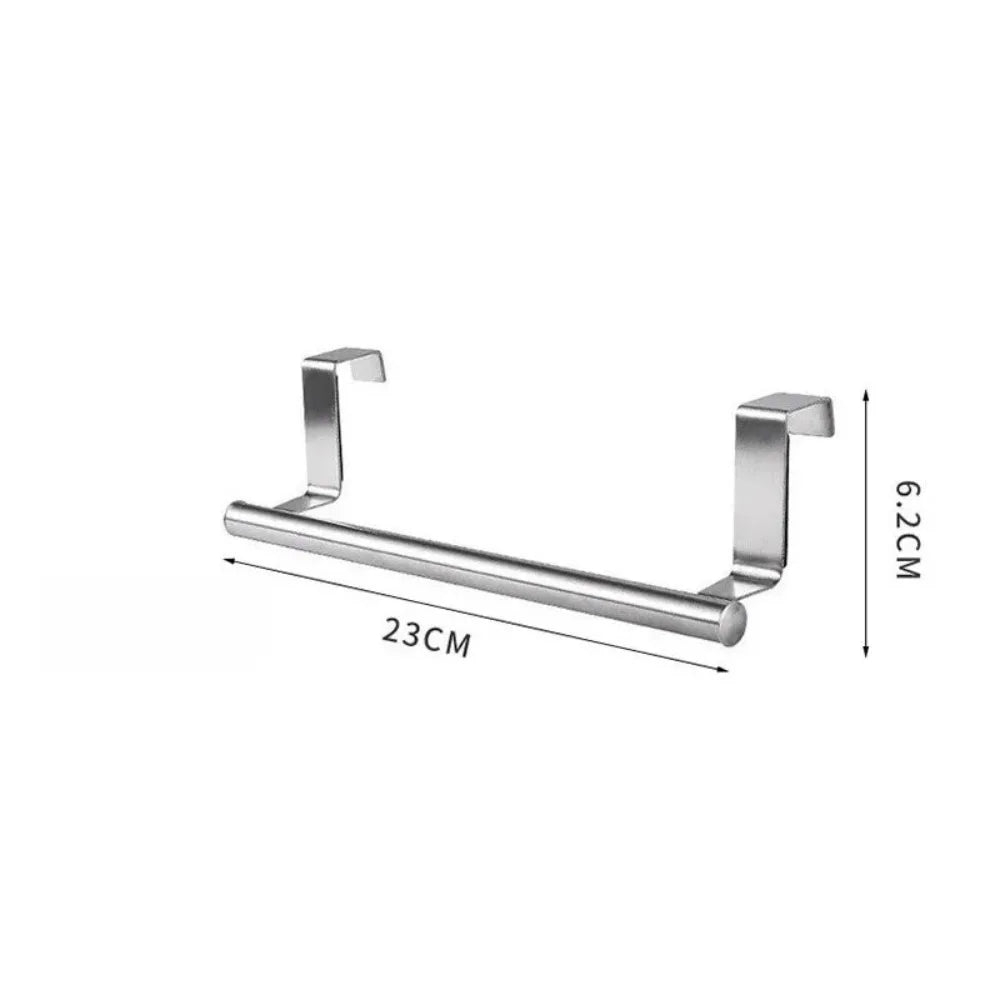 Suporte para pendurar em banheiro, cozinha, bar, utensílios de cozinha, toalhas e outros itens domésticos. Ideal para organizar utensílios e toalhas.