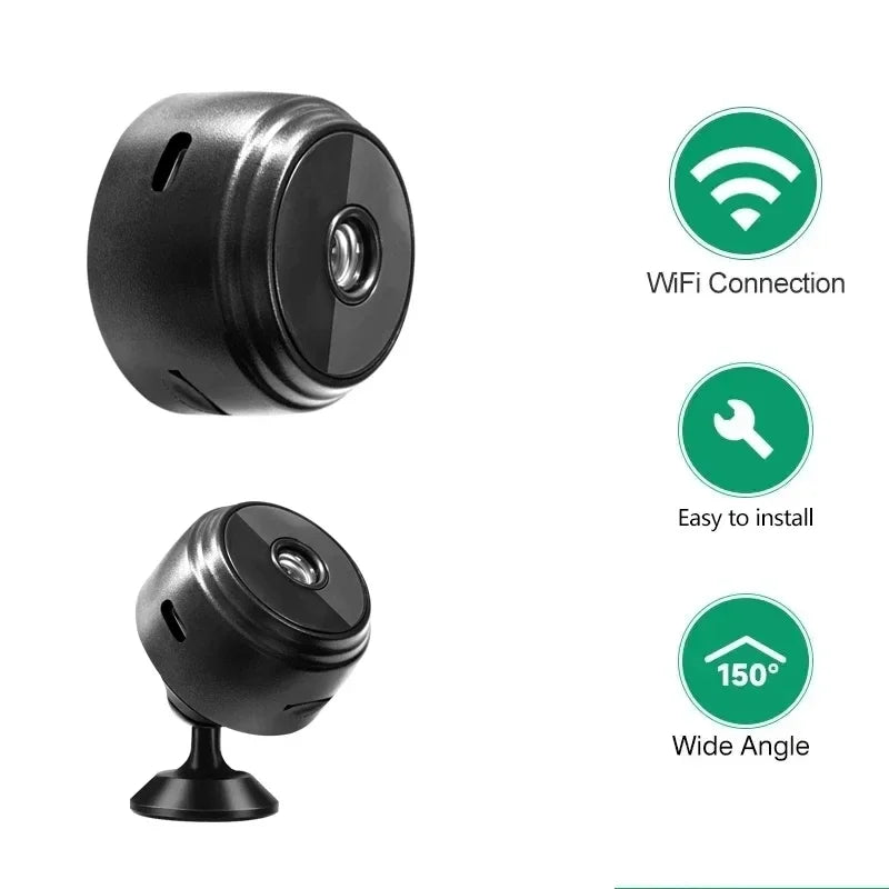 Mini Câmera A9 WiFi para Segurança Sem Fio, Proteção e Monitoramento Remoto…