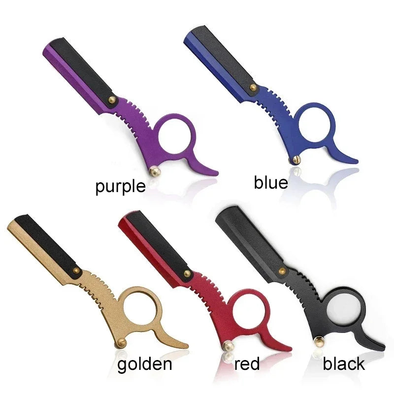 Navalha manual para barbear, aparar cabelo, barba e sobrancelhas…