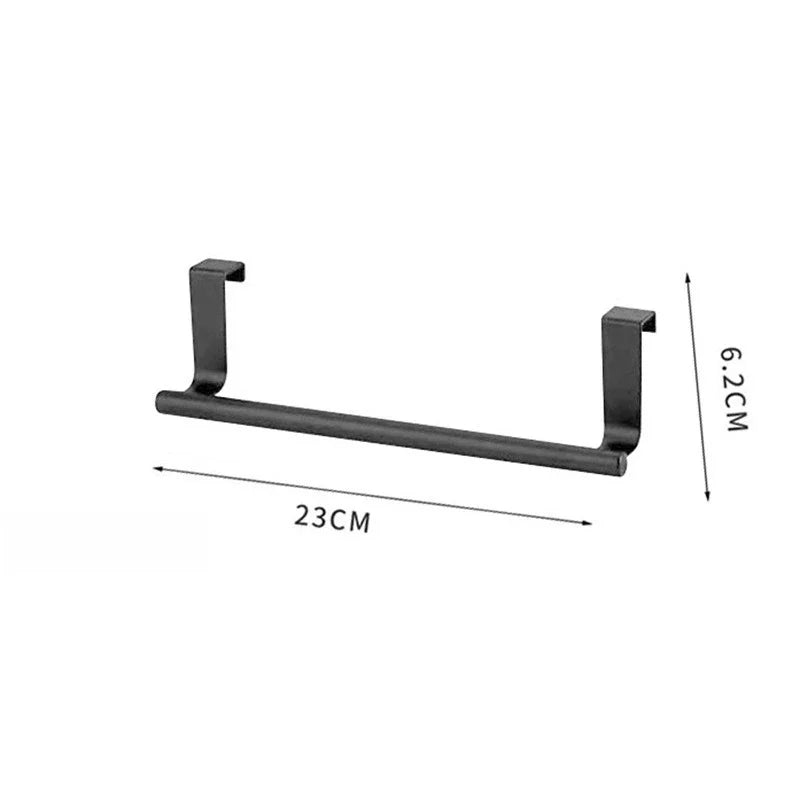 Suporte para pendurar em banheiro, cozinha, bar, utensílios de cozinha, toalhas e outros itens domésticos. Ideal para organizar utensílios e toalhas.