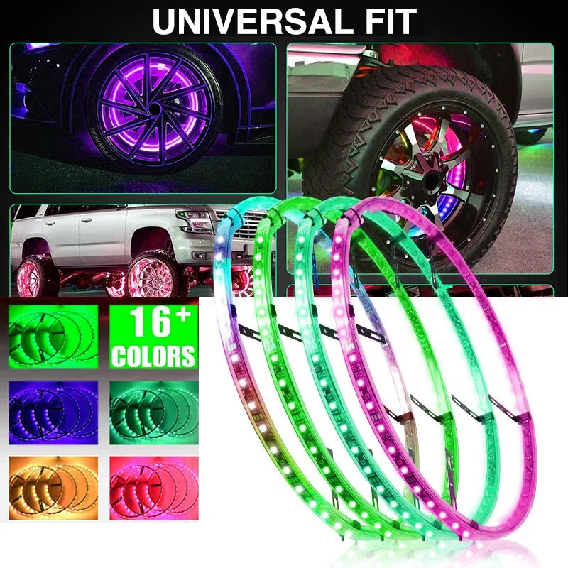 Luces Led de rua de 15,5 ", 4 peças, para caminhão/coce/ATV/UTV, Colo…