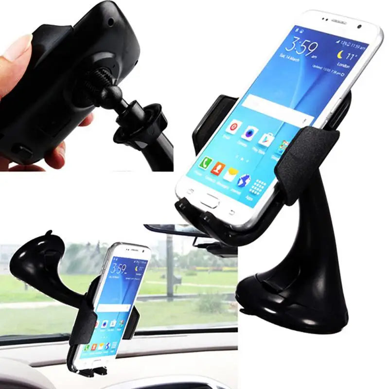 Suporte de ventosa para carro com suporte para GPS e celular para Audi A4 A6 A5