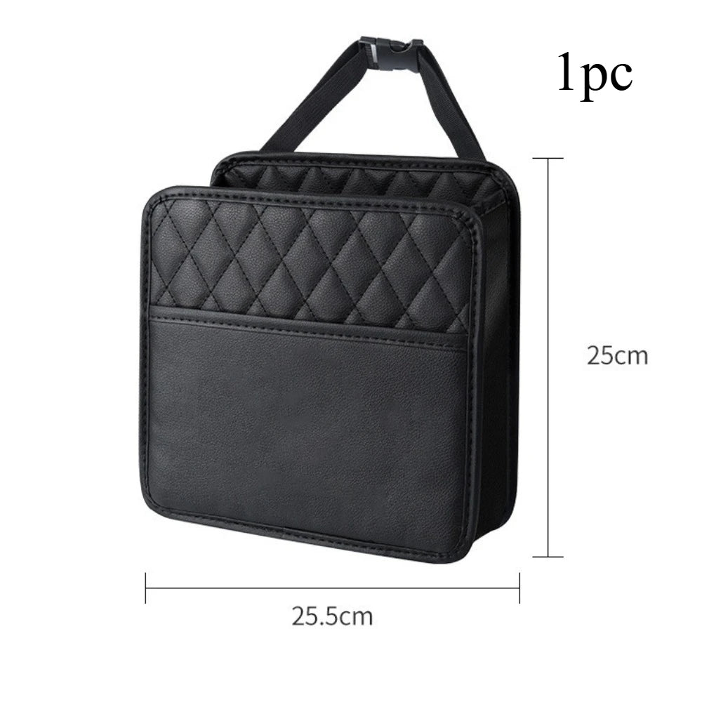Bolsa multiuso para guardar cadeirinhas de carro, em couro, com bolso para lixo incluso – universal…
