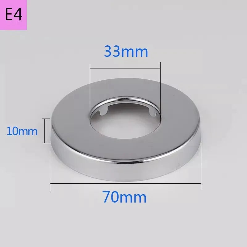 Conector de tubo de água em aço inoxidável (2 peças) 1/2" 3/4" 1" para torneira decorativa