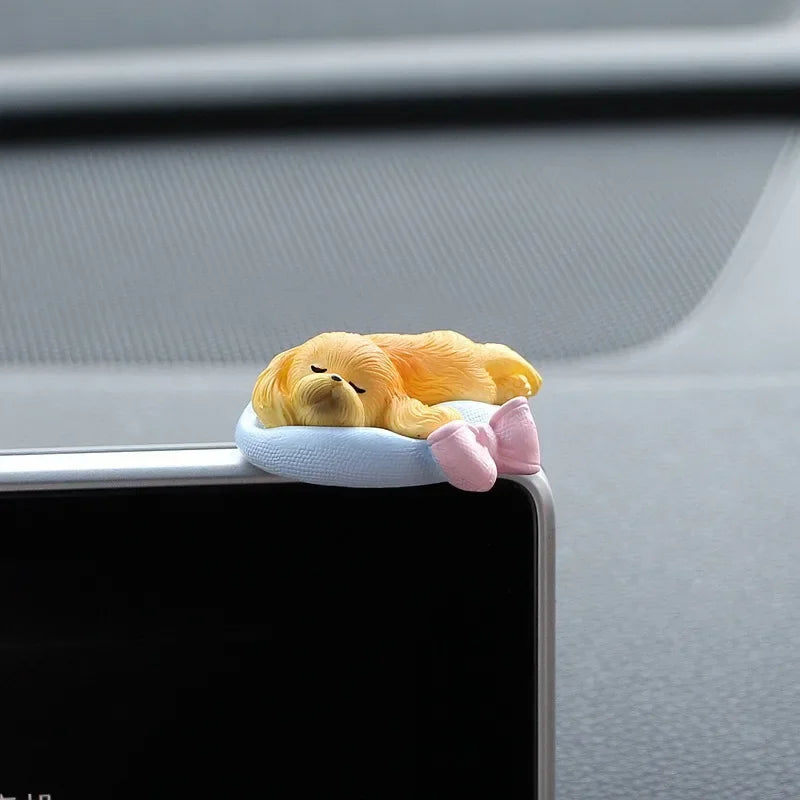 Acessórios fofos para carros, enfeite engraçado de animal kawaii, Auto Central irror…