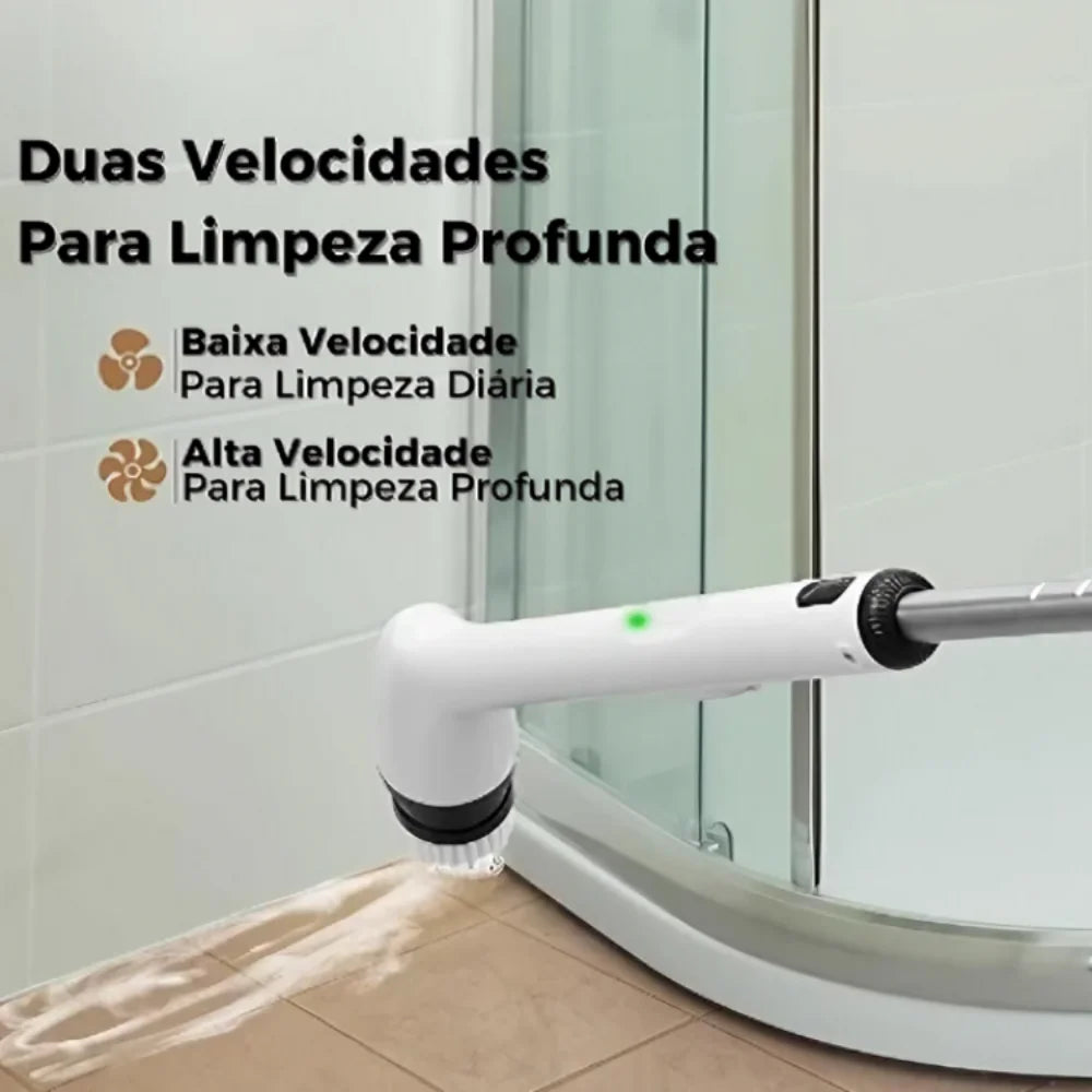 Escova de limpeza elétrica ajustável 9 em 1 recarregável para janelas e cozinhas…