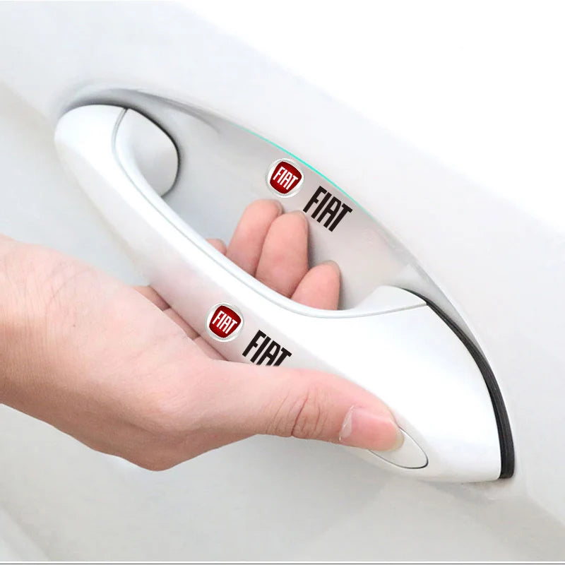 Película protetora transparente de TPU para maçanetas de portas de carros Fiat
