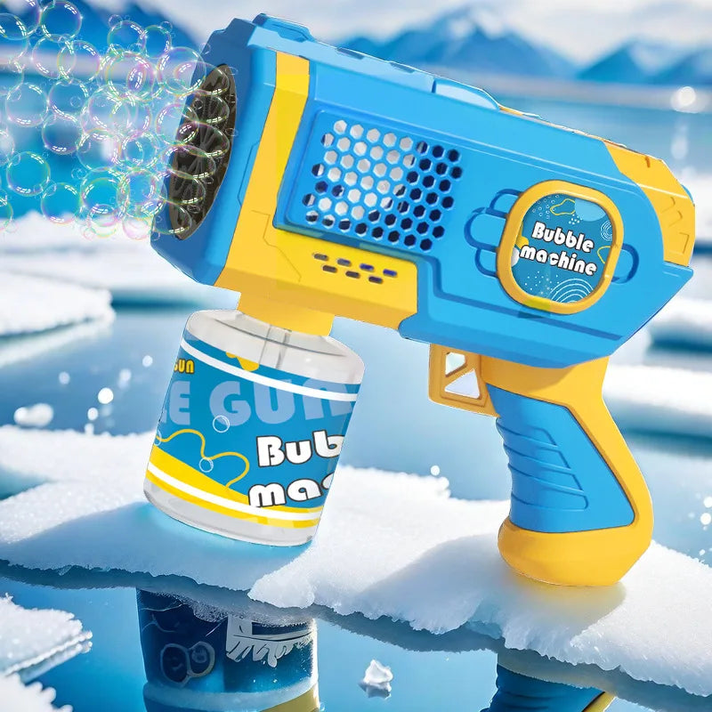Máquina de Bolhas de Sabão Elétrica - Pistola de Bolhas Automática
