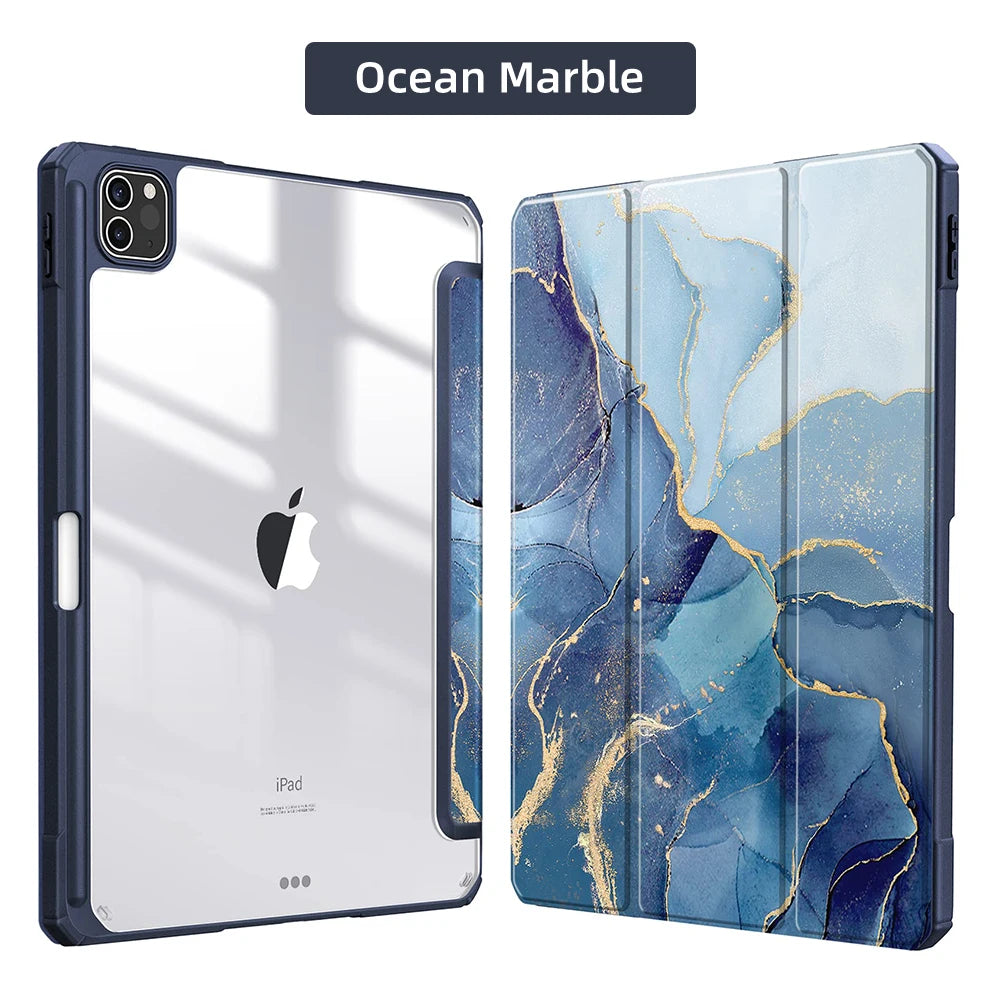 Capa para iPad para iPad 10ª geração, compatível com iPad Air 11, 13, M2, Pro 11, 13, M1, 10.2…